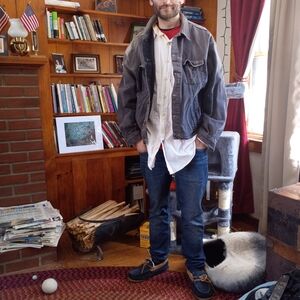 Source Unknown Gray Lightweight Jacket